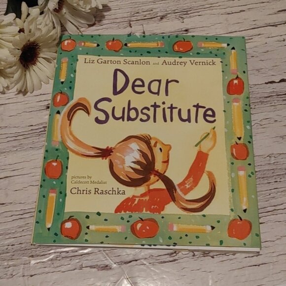 3/$13 Dear Substitute by Chris Raschka children picture book - Picture 1 of 5